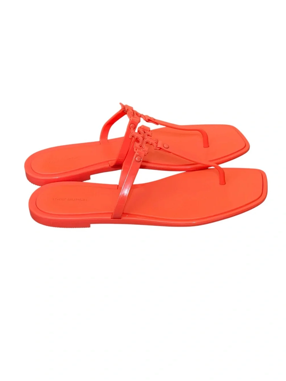 NWOB Tory Burch Roxanne orange Jelly Sandal size 9